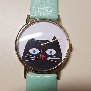 Teal cat watch